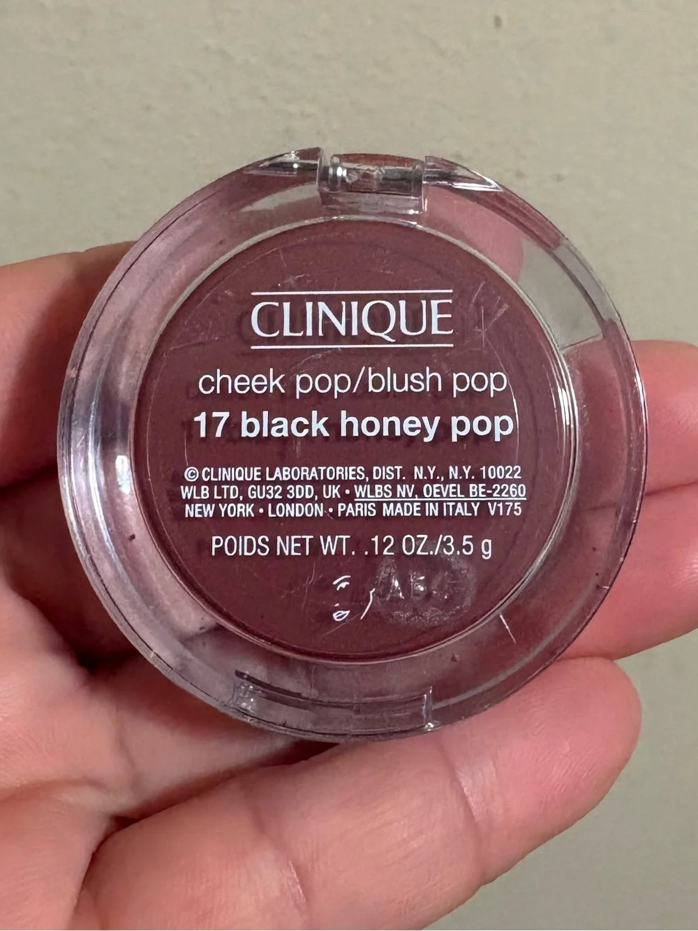 Clinique Cheek Pop Blush - 17 black honey pop Rose/Pink Brand New Never Used.